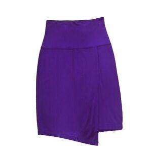 Athleta Seaside Fold Over Yoga Skirt Purple Size XS #212431-08 Stretch Casual
